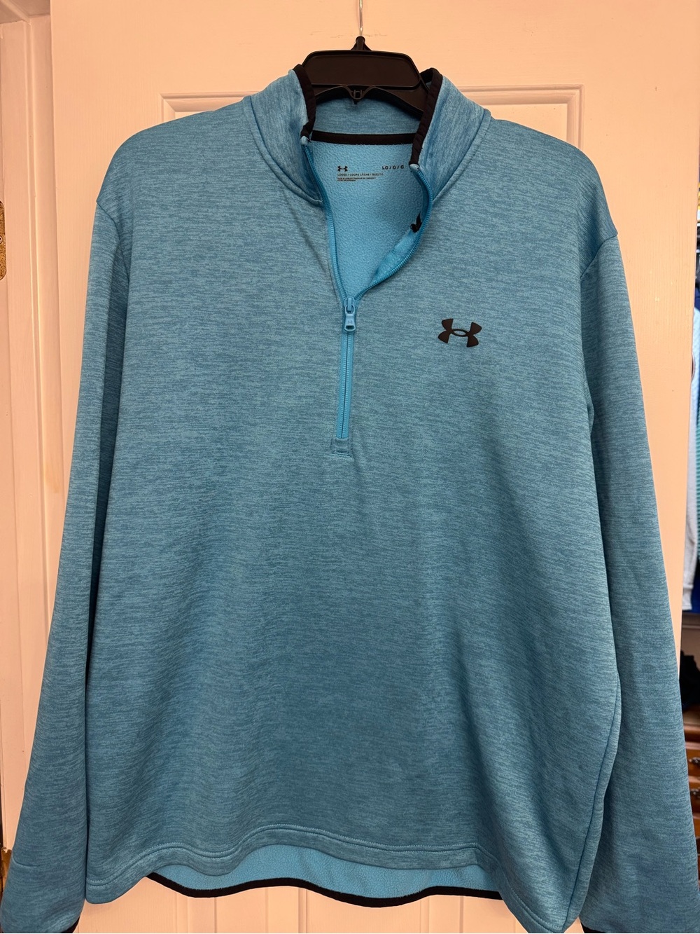LG Light Blue Quarter-Zip Under Armour Pullover